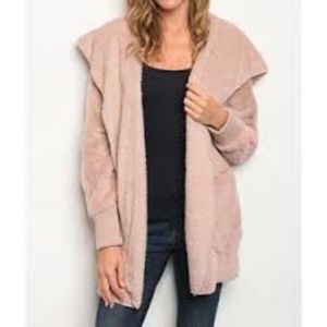 NWT Soft Sherpa Fur Jacket - one size